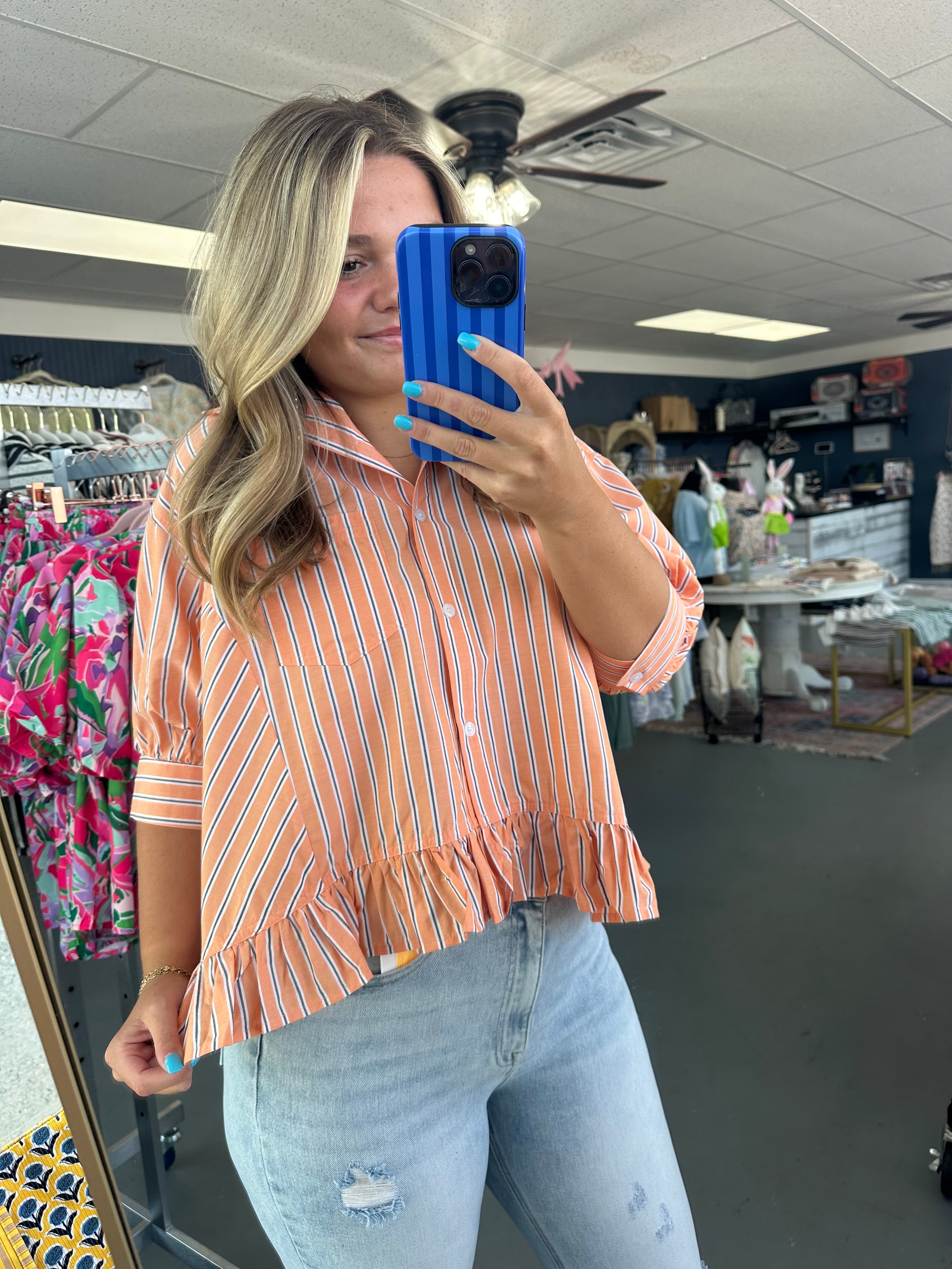 Southern Charm Stripe Top