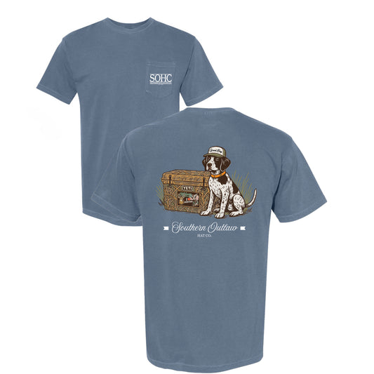 hunting cooler pointer CC tee