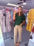 Evergreen Elegance Top