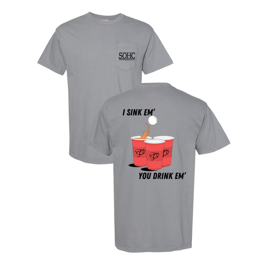 Sink em', drink em' tee