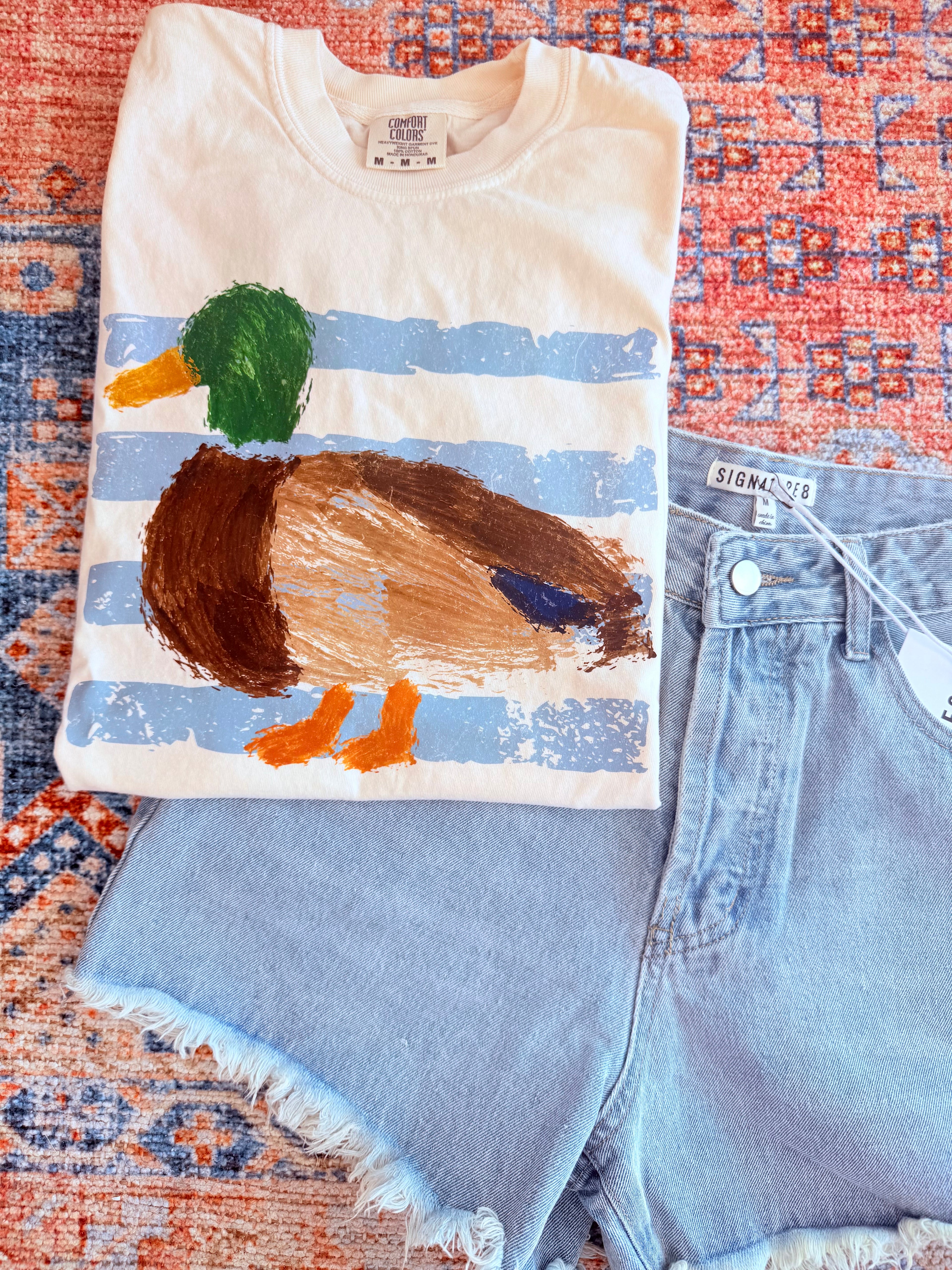 mallard duck comfort color tee