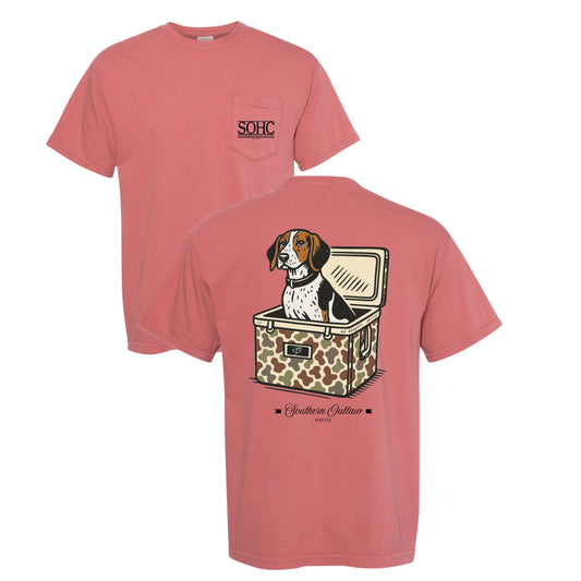 Beagle in cooler tee
