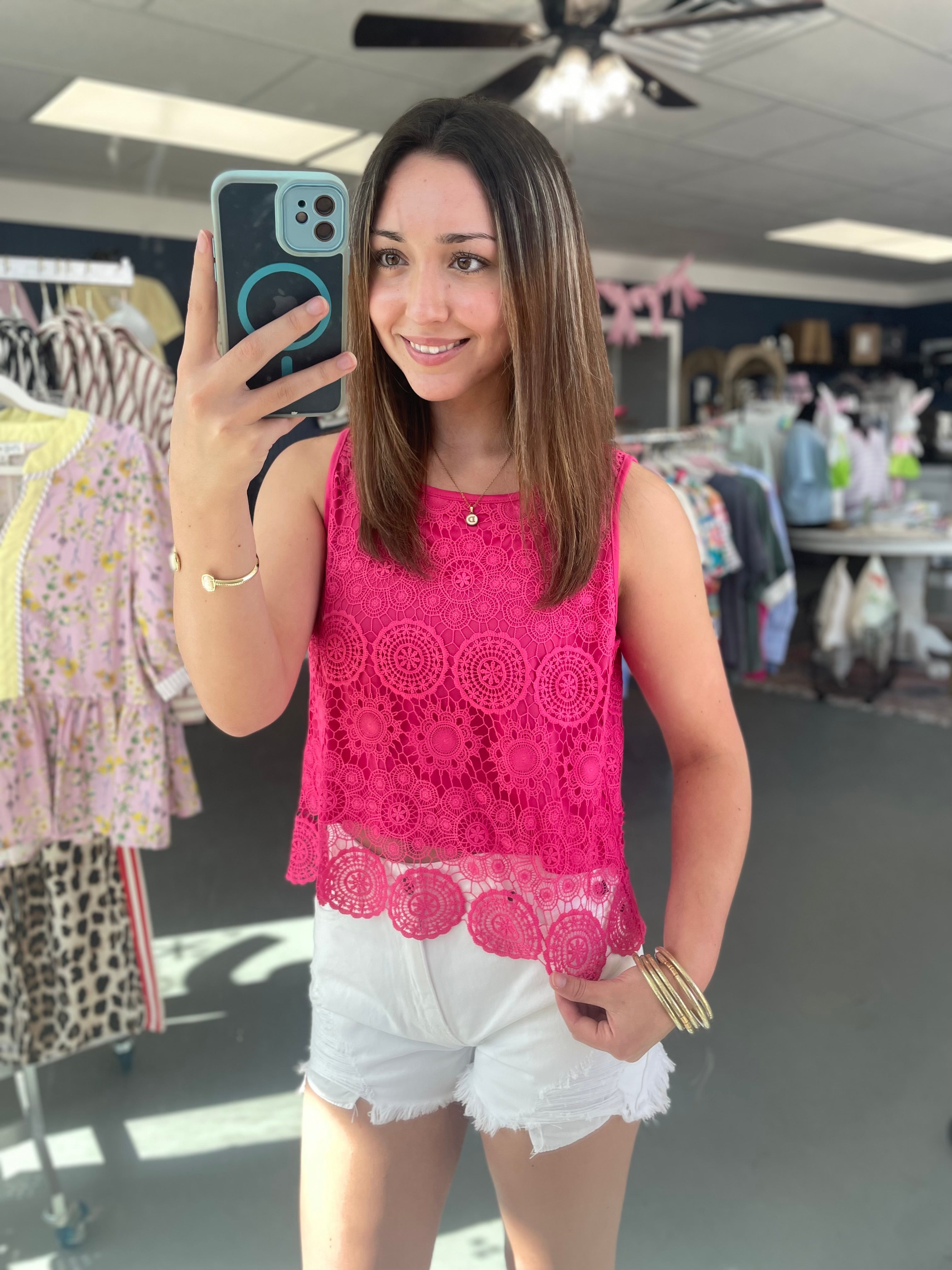 Pretty in Lace Tank
