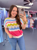 Color Me Happy Knit Top