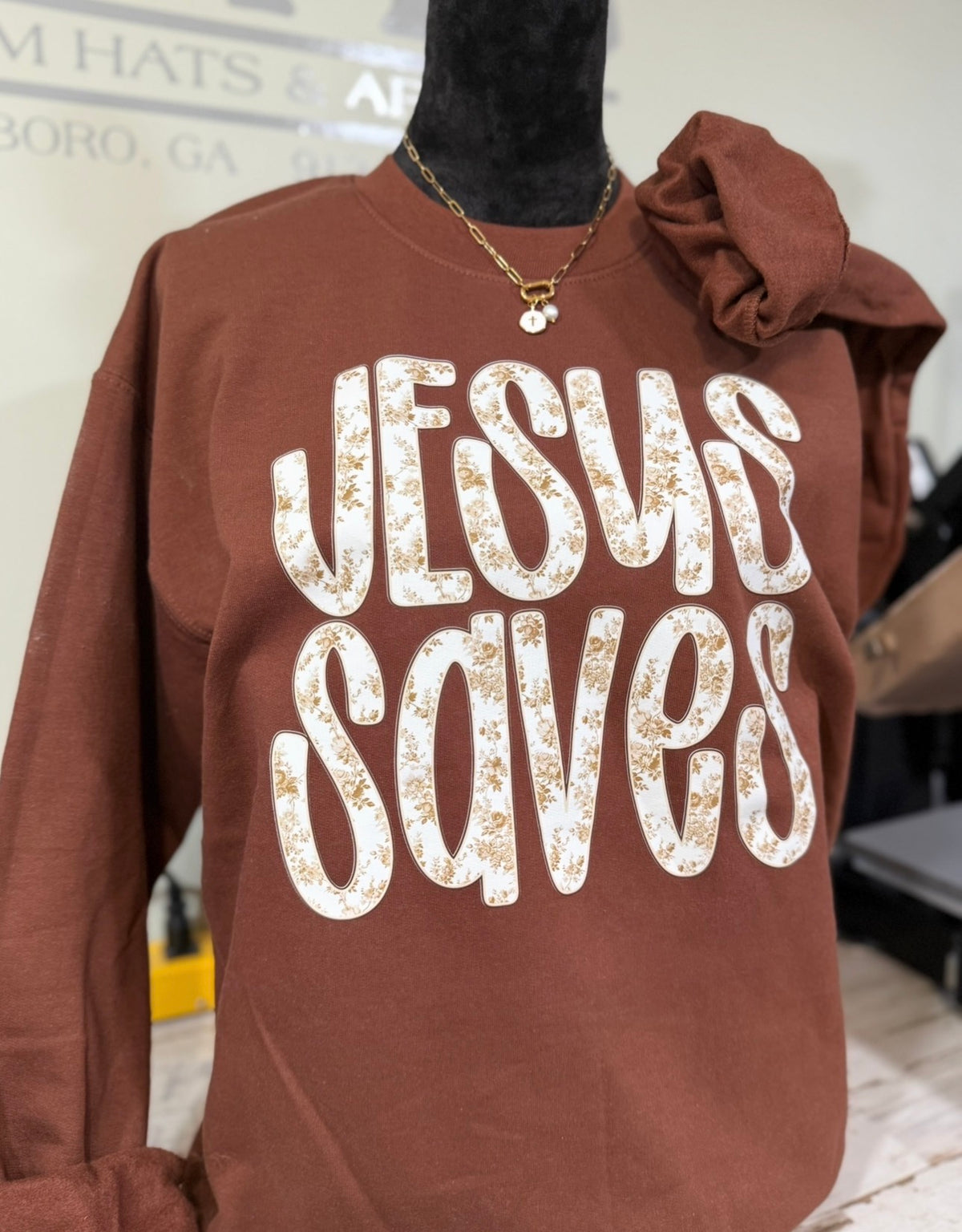 JESUS SAVES crew 1/2/2/2/1
