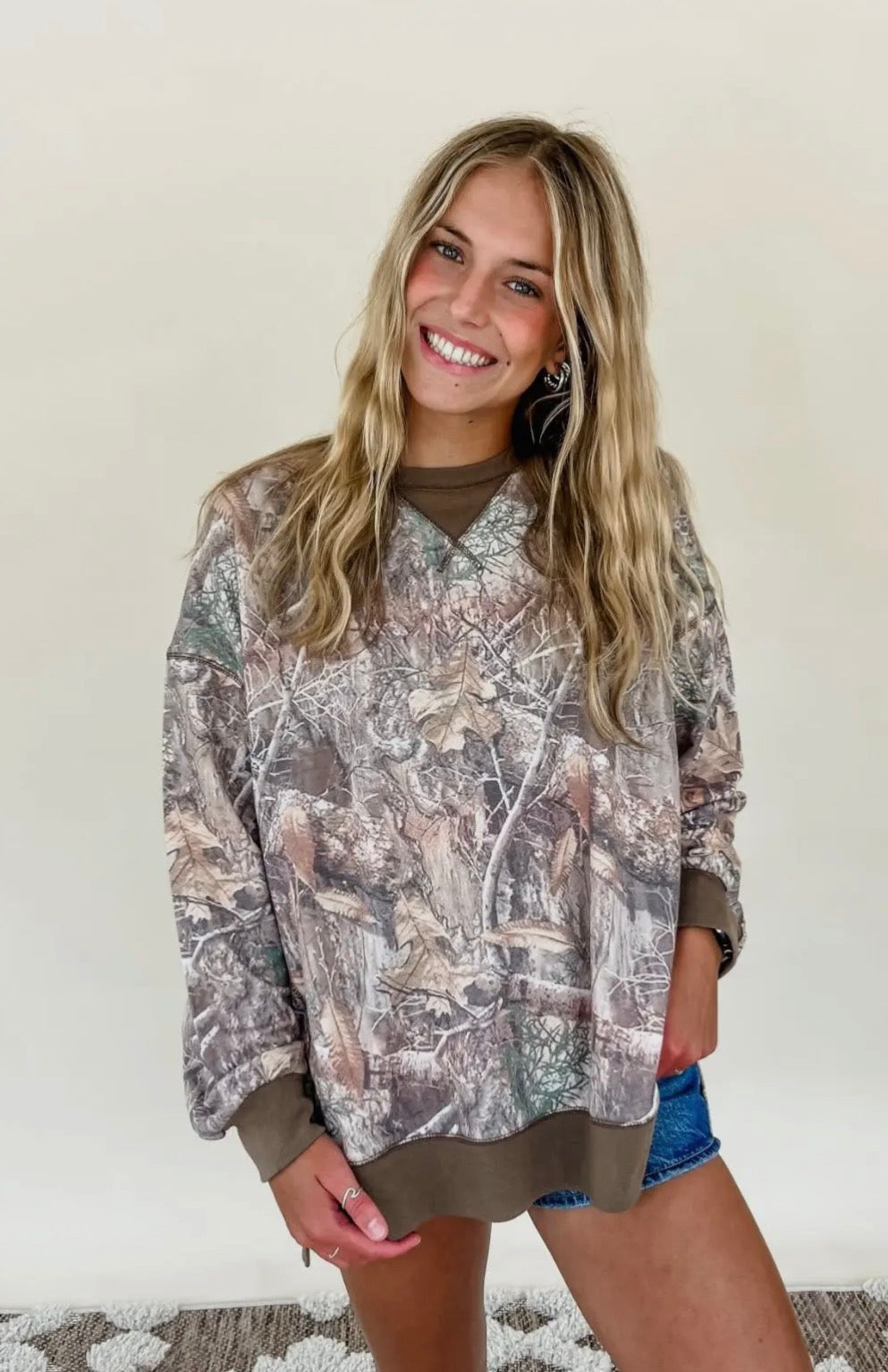 Vintage Camo Pullover