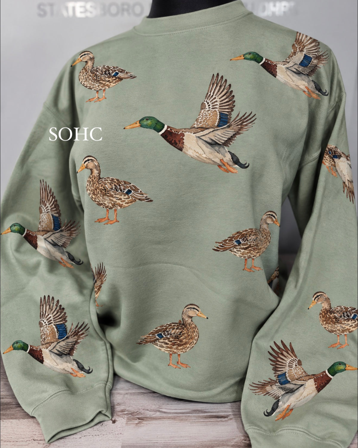 Drake & hen ducks crew 1/2/2/2/1