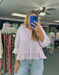 Sunday Brunch Stripe Top