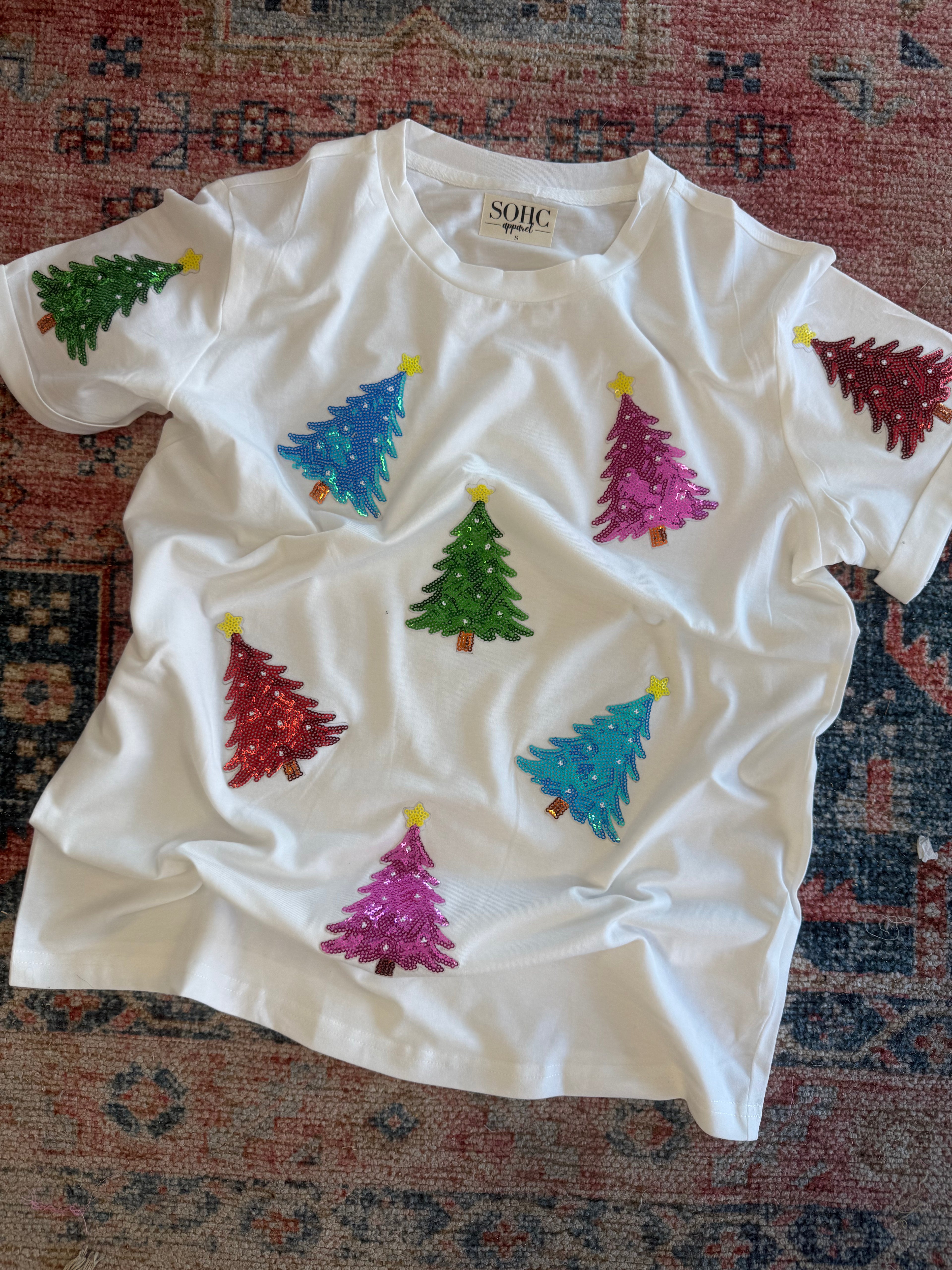1/1/1/1 sequin Christmas tree