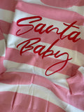 1/1/1/1 embroidered Santa baby sweater