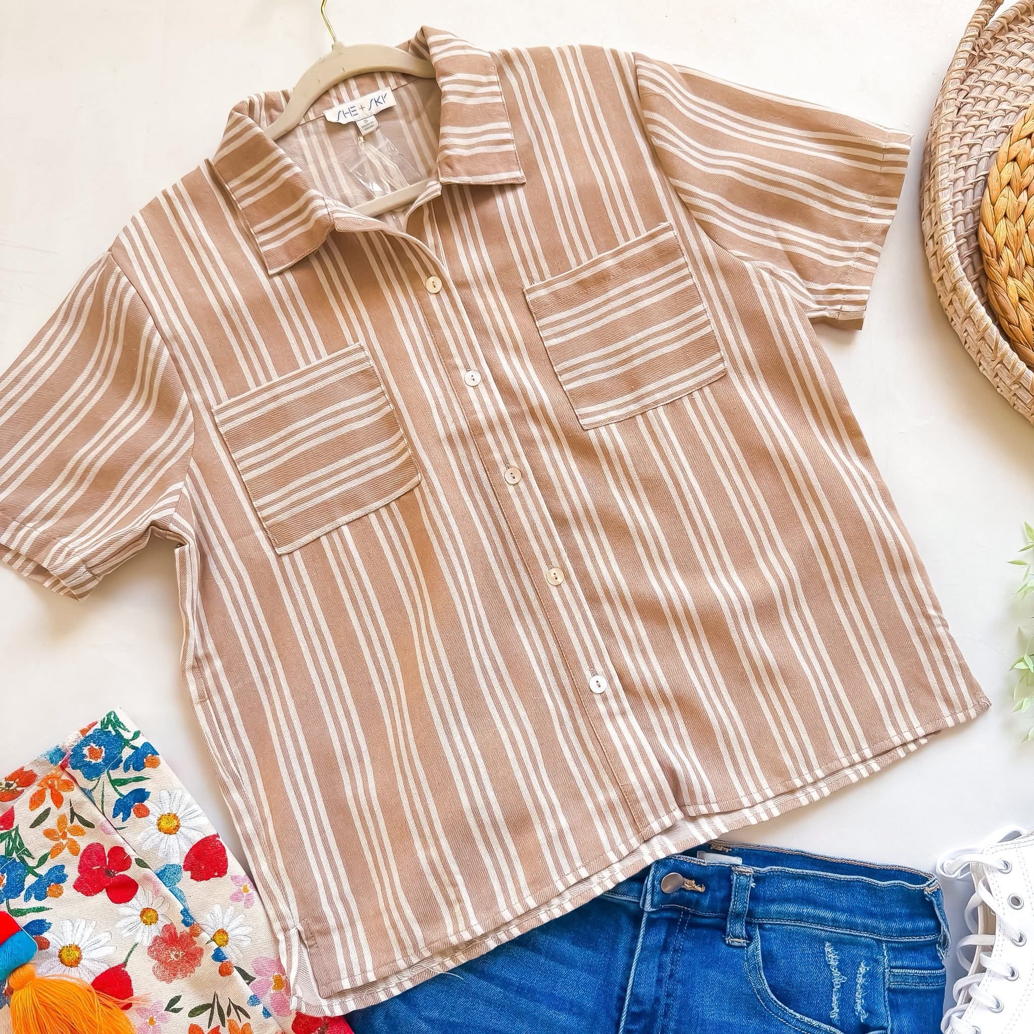 The Everyday Stripe Botton Up