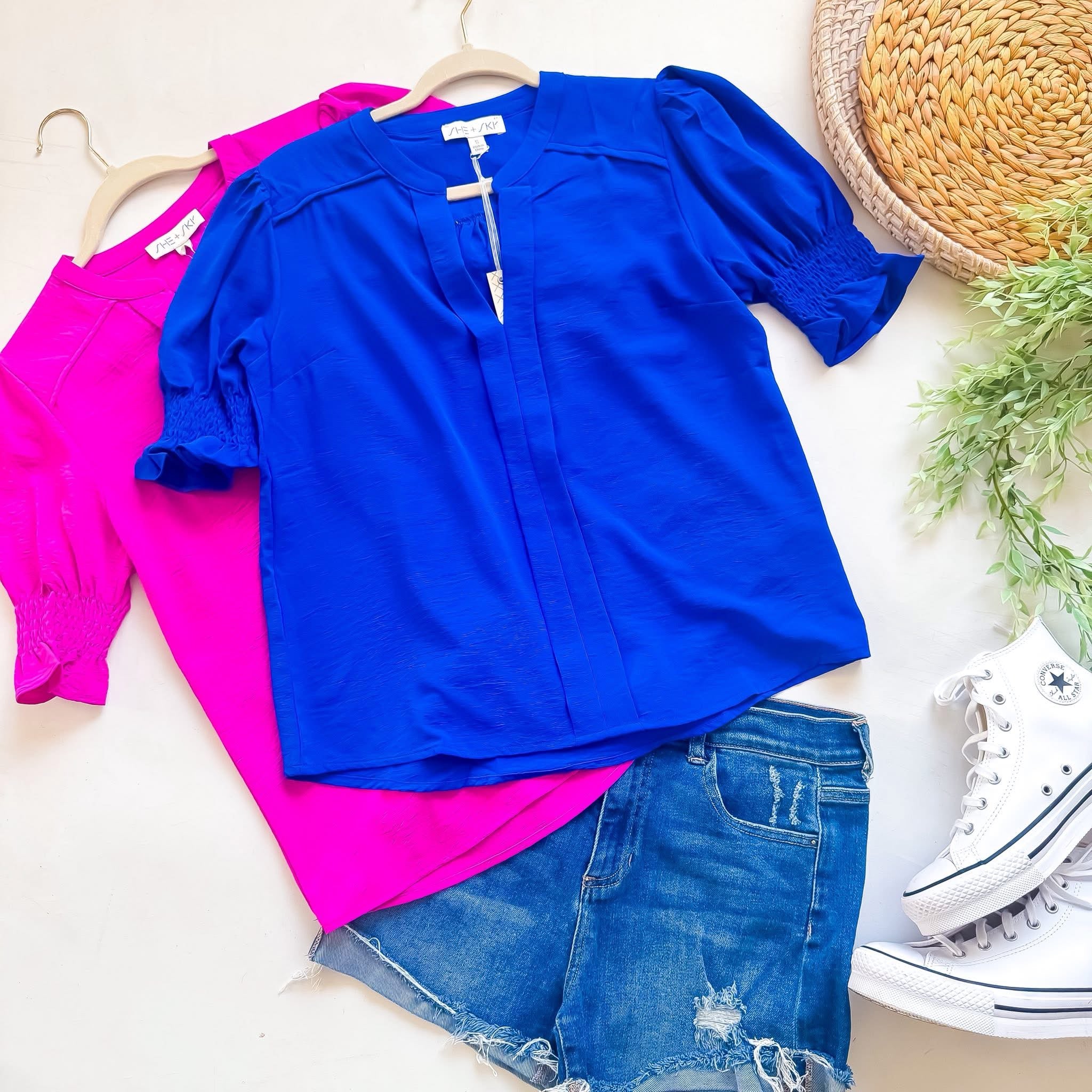 Easy Does It Smocked Top