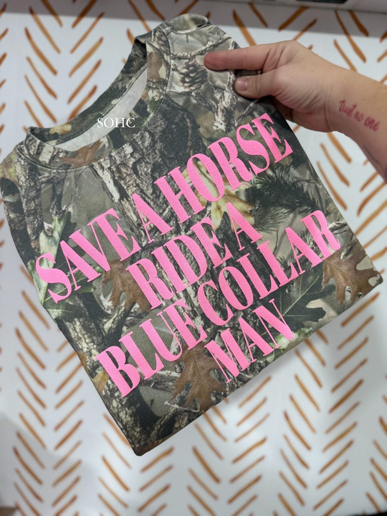 save a horse ride a blue collar man