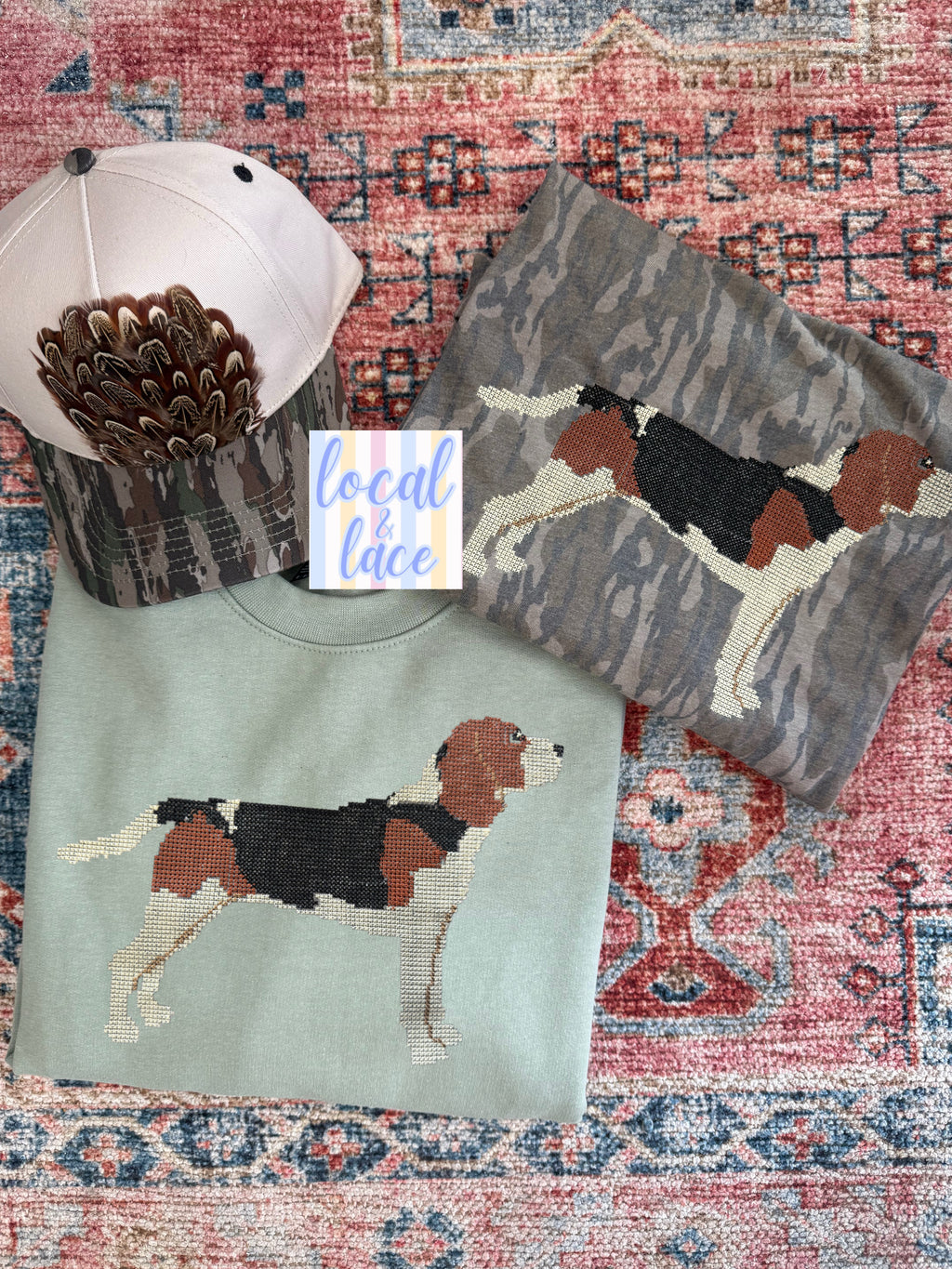 Beagle cross stitch