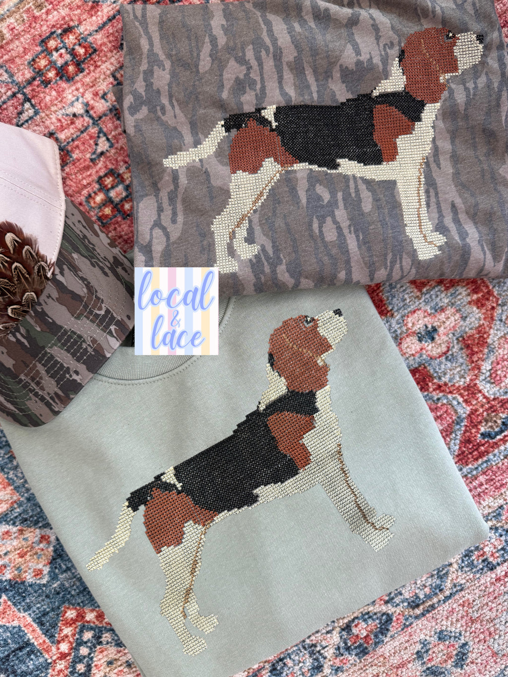 Beagle cross stitch