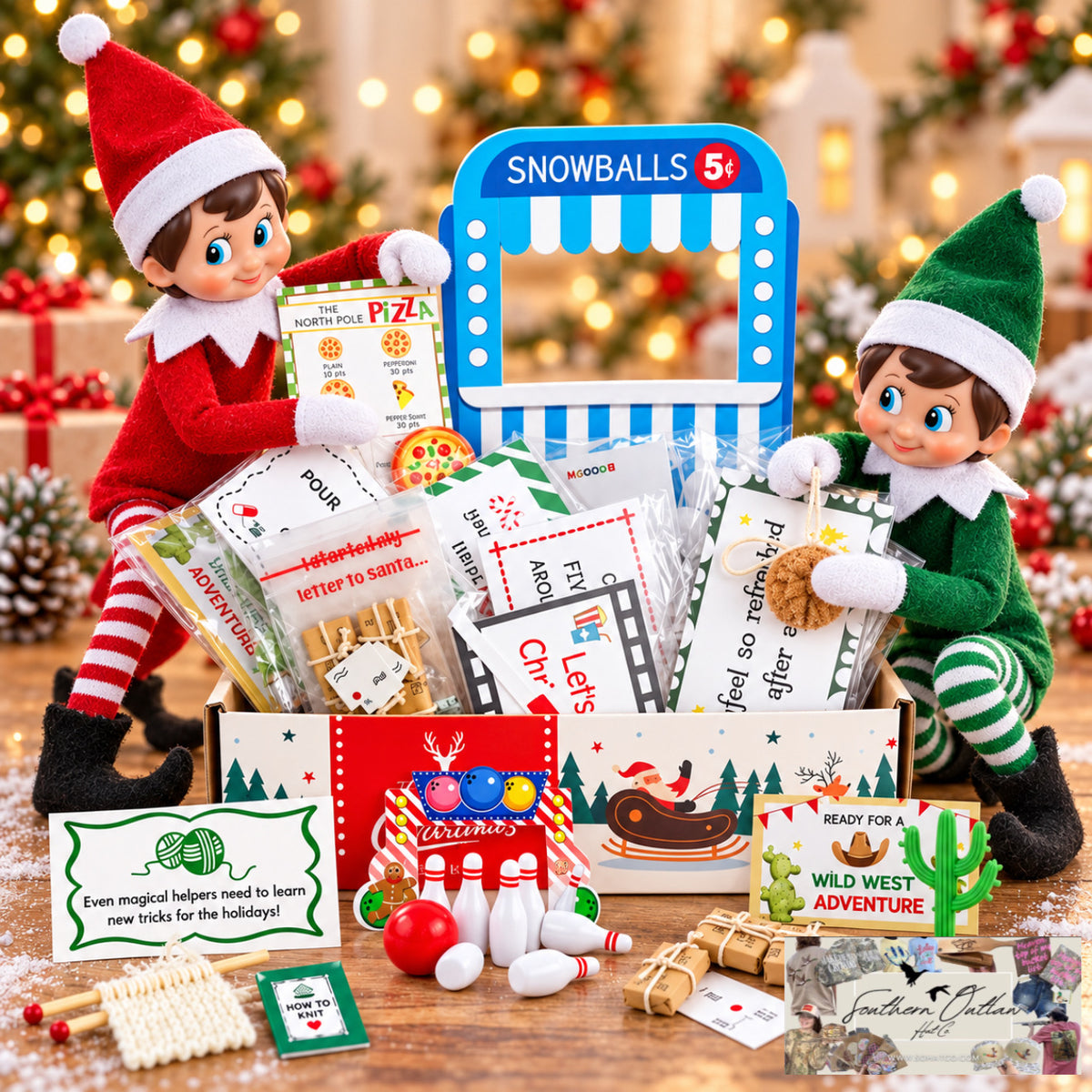 Elf 24 day activity set