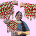 Christmas chunky jewelry