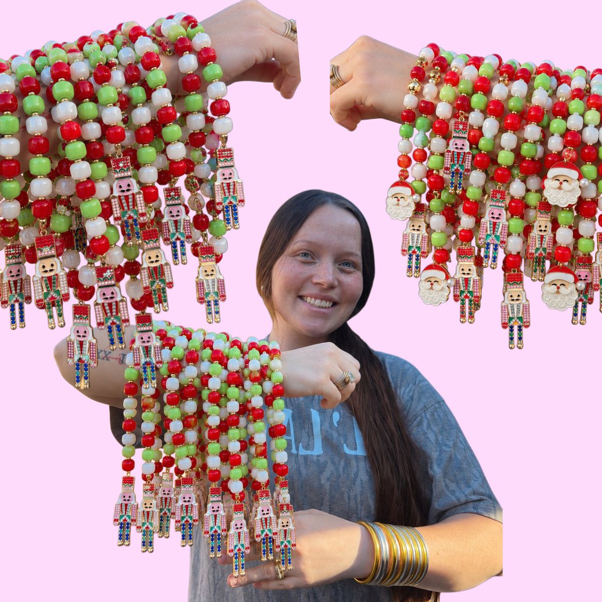 Christmas chunky jewelry